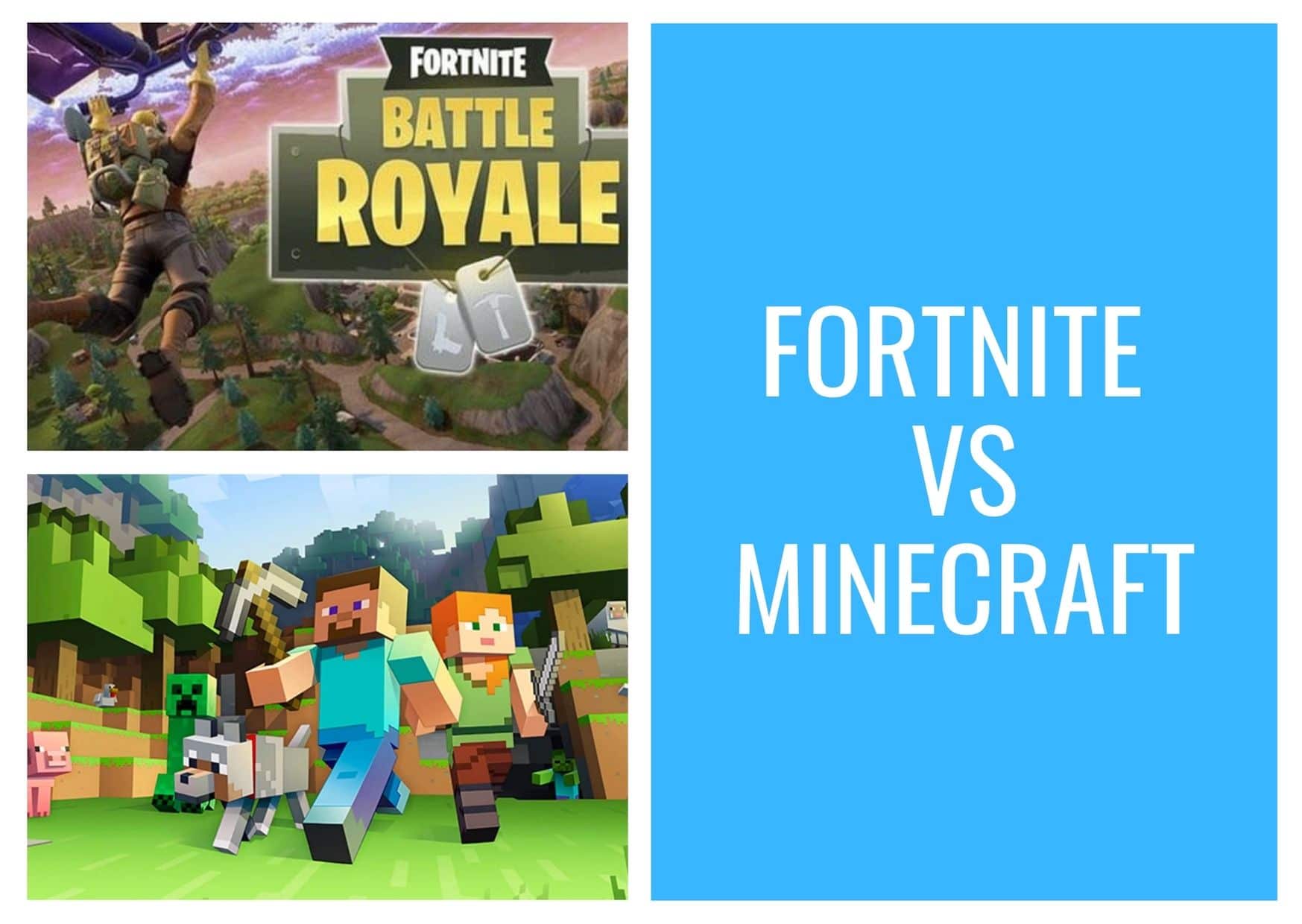 Fortnite vs. Minecraft | The Key Differences of Two Epic Games